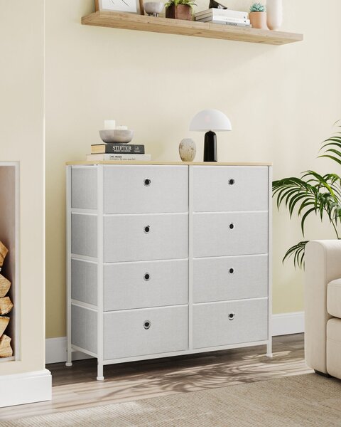 Комод Songmics Бял 80x30x81.5 см