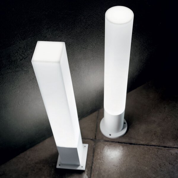IDEAL LUX Ideal Lux осветление за пътеки Edo round, бял, GX53, Бял, Алуминий