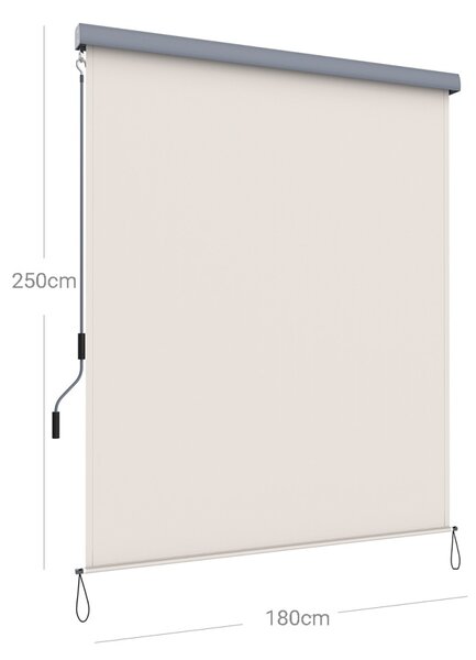 Странична тента Songmics Бежова 180x250 см
