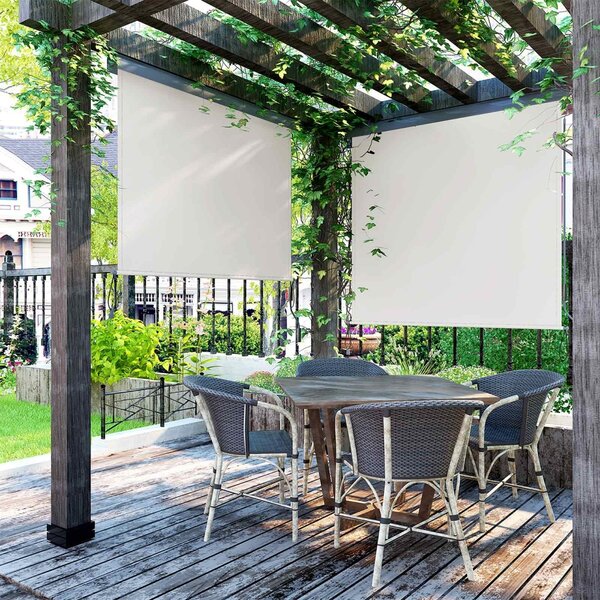 Странична тента Songmics Бежова 180x250 см