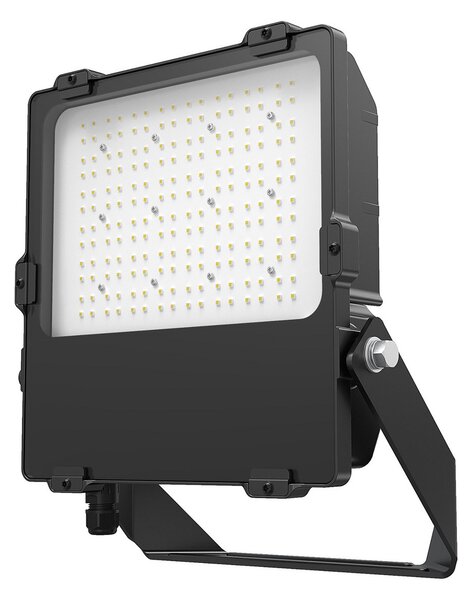 DOTLUX LED прожектор LENSplus, 150 W, черен, алуминий 5000 K IP66, Черен, Алуминий, Стенни прожектори