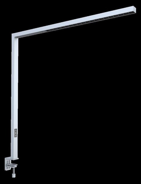 DOTLUX LED сензорна светлина за скоба STYLEdesk, бяла, 80 W 4000 K, Затъмняване, Бял, кабинет / офис, Алуминий, Модерен, Маса бюро