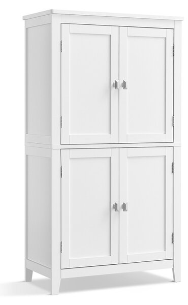 Шкаф за баня Vasagle бял 60x30x110 см