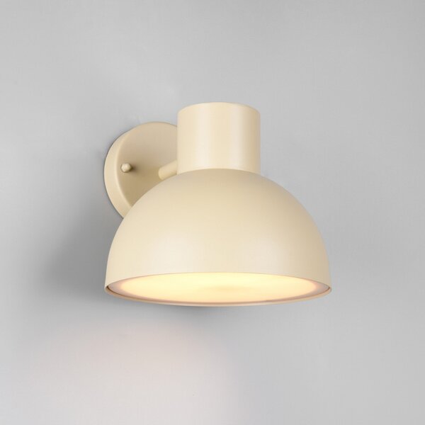 Trio Lighting Външна лампа Elbe, пясъчно-бежов, алуминий под налягане, E27, Затъмняване, Бежов, Алуминий, Скандинавски