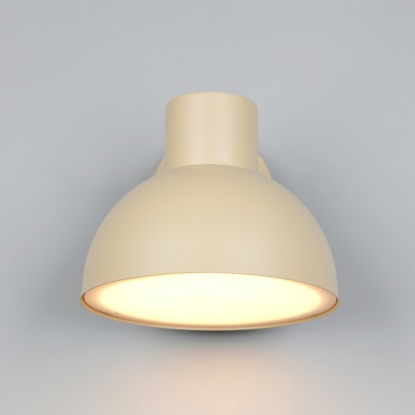 Trio Lighting Външна лампа Elbe, пясъчно-бежов, алуминий под налягане, E27, Затъмняване, Бежов, Алуминий, Скандинавски