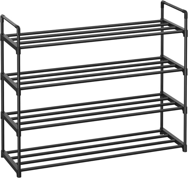 Шкаф за обувки Songmics черен 30x92x74 см