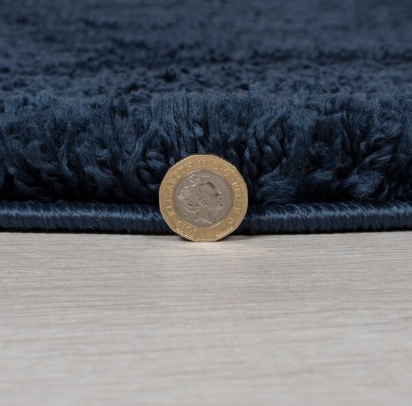 Килим Feather Soft тъмносин 80X150 см, Flair Rugs