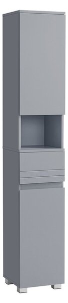 Шкаф за баня Vasagle сив 170x30x30 см