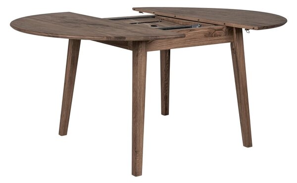 Кръгла сгъваема маса за хранене от дъбова дървесина ø 118 cm Metz - House Nordic