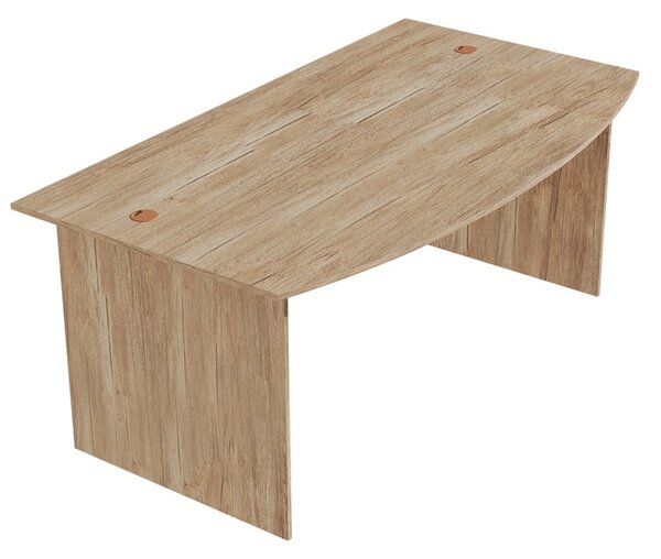Професионално бюро Anze от естествен меламин 180x93.5x93.5x75 cm