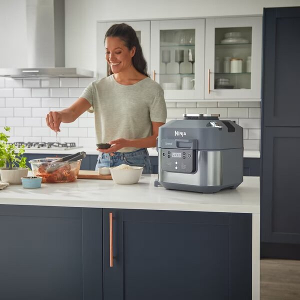 Мултикукър под налягане NINJA ON400EU, 1760W, 5.7L, Speedi Meals, 10 програми, Сив