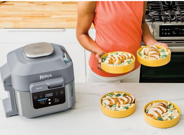 Мултикукър под налягане NINJA ON400EU, 1760W, 5.7L, Speedi Meals, 10 програми, Сив
