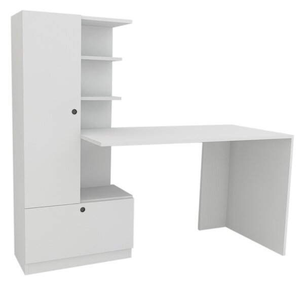 Бюро с шкаф Domingos White 120x73.8x61.8 cm