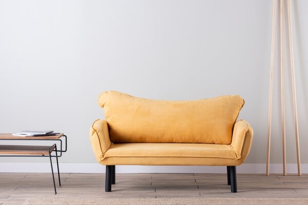 Диван с 2 места Chatto Mustar 140x70x65 cm