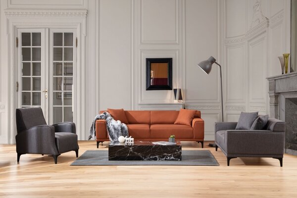 Диван с 3 места Petra Orange 212x86x69 cm