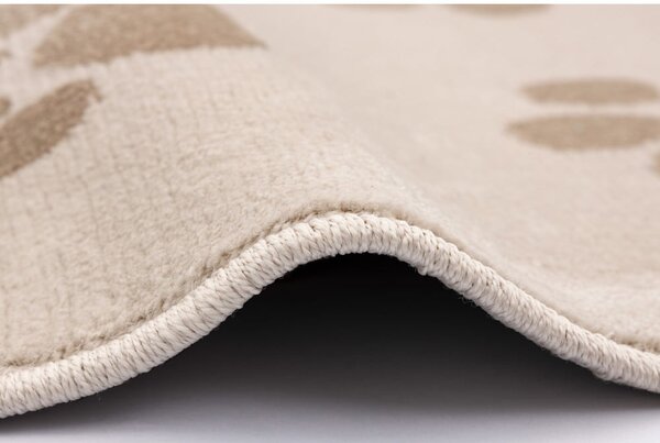 Бежов детски килим ø100 cm Paws Light Beige – FD