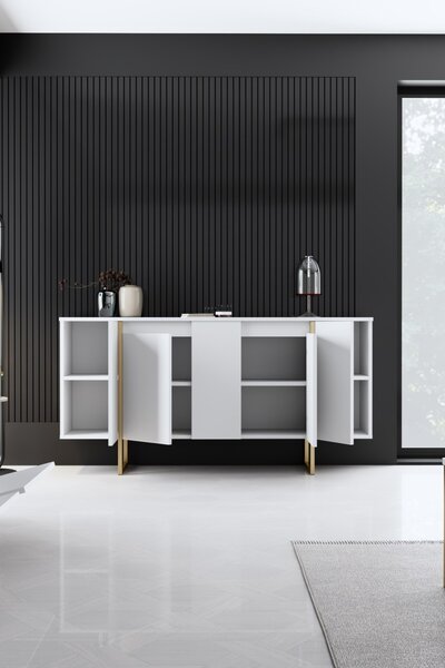 Конзола Luxe White 160x35x80 cm