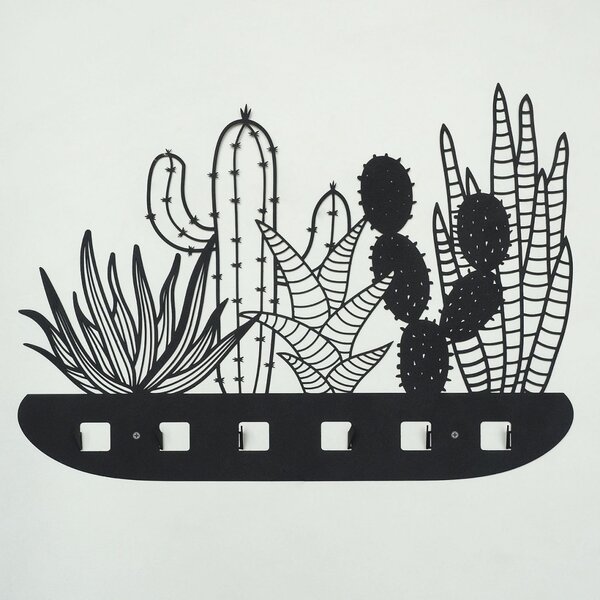 Cactus Закачалка за кактуси APT612 Черно 68x44 cm