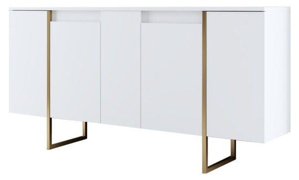 Комплект мебели за дневна Luxe Бял 160x35x80 см