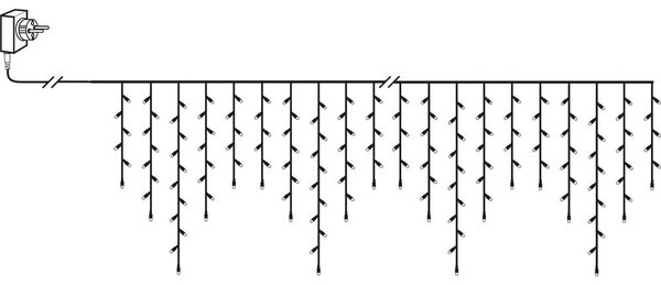 LED светлинна верига, дължина 11,9 м - Star Trading