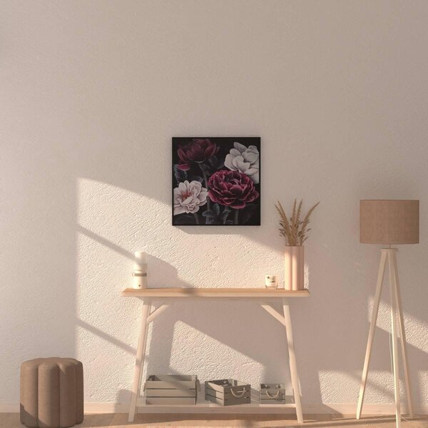 Картина atmosphera Black Flower, 58x58 cm