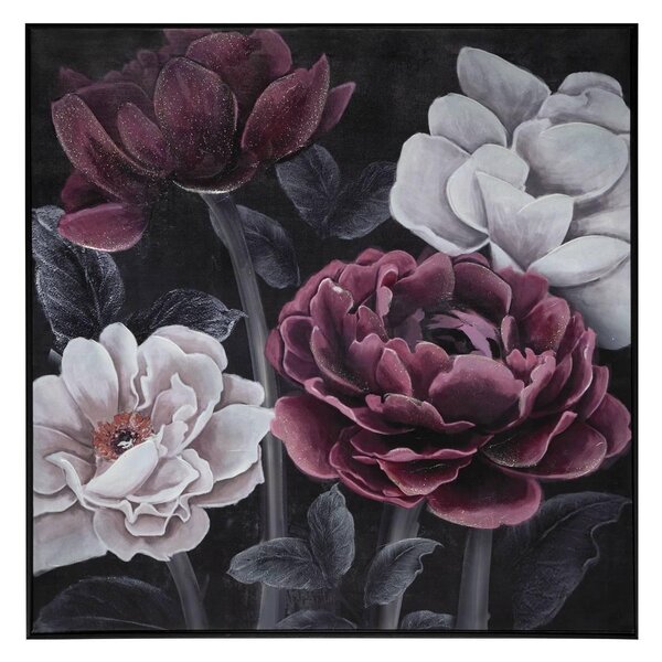 Картина atmosphera Black Flower, 58x58 cm