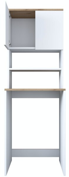 Шкаф за перална машина KD101 White 65x183.6x60 cm