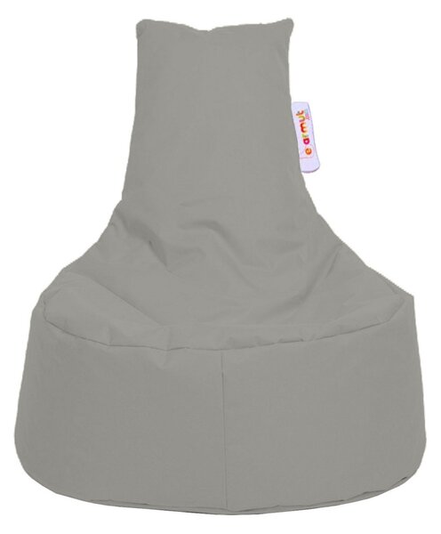 Градински фотьойл с пуф Baton Grey 70x70x35 cm