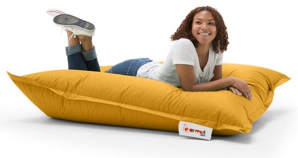 Възглавница за градинско кресло Pouf Pouf Yellow 20x100 cm