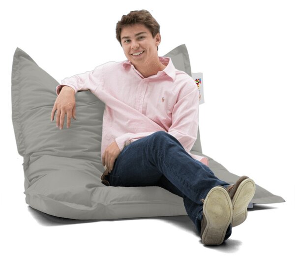 Градинска възглавница Pouf Възглавница за фотьойл Pouf Grey 100x100x20 cm