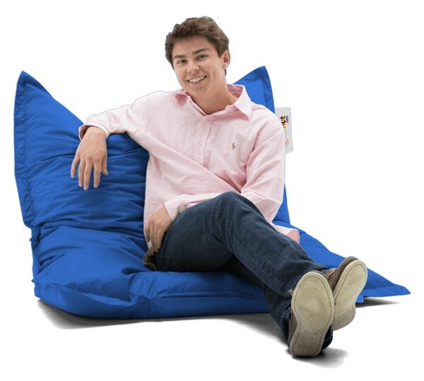 Градинска възглавница Pouf Възглавница за фотьойл Pouf Blue 20x100 cm