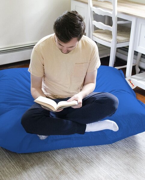 Градинска възглавница Pouf Възглавница за фотьойл Pouf Blue 20x100 cm