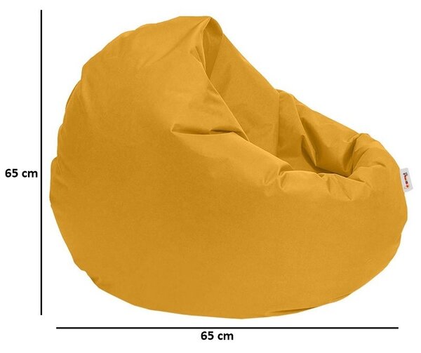 Градински фотьойл Iyzi Yellow 100x100x20 cm