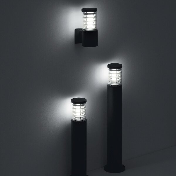 Ideal Lux - Външна лампа TRONCO 1xE27/42W/230V 60 cm IP65 черна