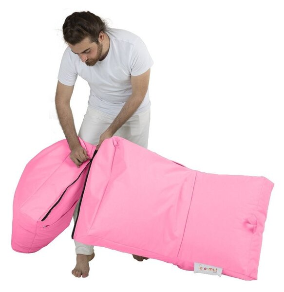 Градински фотьойл Siesta Pink 180x55x40 cm