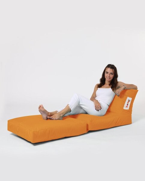 Градински фотьойл с пуф Siesta Orange 180x55x40 cm
