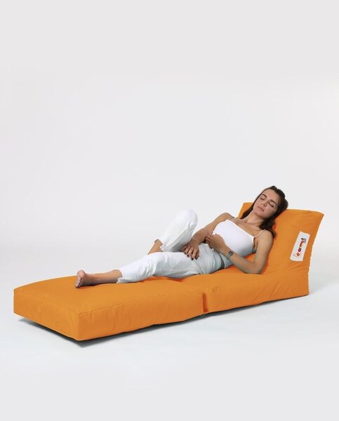 Градински фотьойл с пуф Siesta Orange 180x55x40 cm
