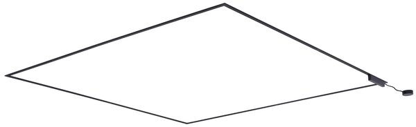 Modern railsysteem zwart 1-fase 800 cm - Magnetic