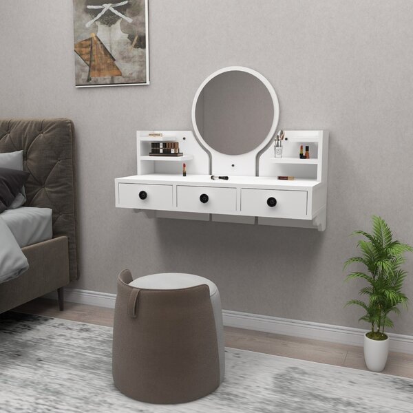 Polina White 90x75x36,8 cm окачена тоалетка Polina White 90x75x36,8 cm
