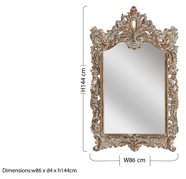 Стенно огледало 86x144 cm Baroque - Premier Housewares