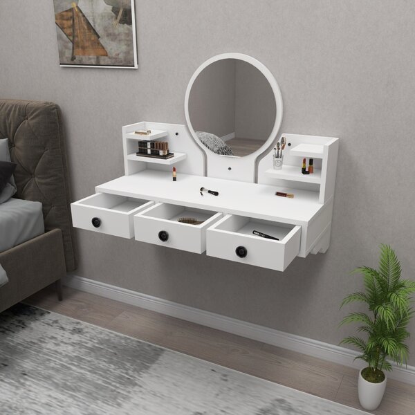 Polina White 90x75x36,8 cm окачена тоалетка Polina White 90x75x36,8 cm