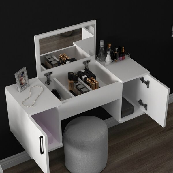 Mercan White 100x74.1x35 cm висяща тоалетка Mercan White 100x74.1x35 cm