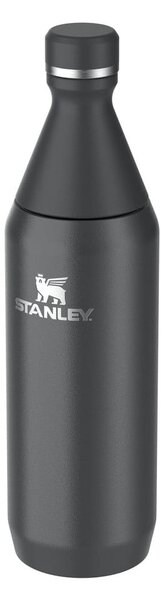 Черна бутилка от неръждаема стомана 600 ml All Day Slim – Stanley