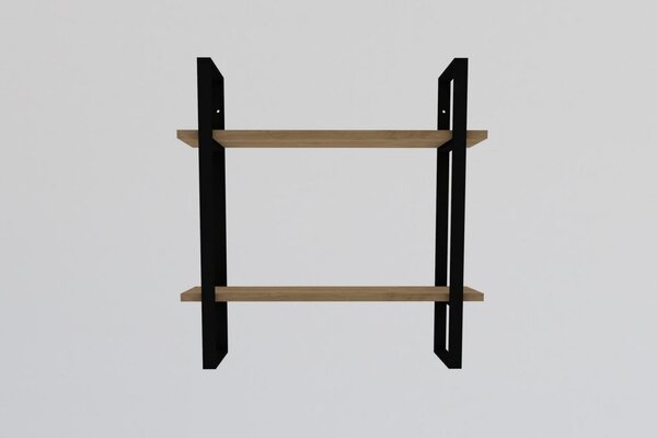 Стенен рафт Buba Oak 70x70x22 cm