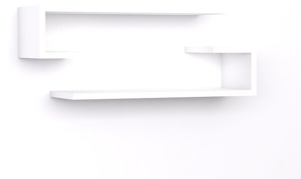 Стенен рафт Eldo White 60x15x19,6 cm