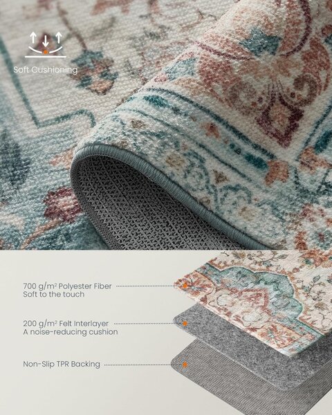 Килим Songmics Songmics Blue 213x152 cm