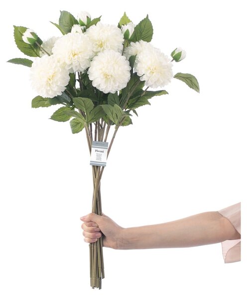 Изкуствени цветя в комплект от 10 бр. (височина 62 cm) Dahlia – AmeliaHome