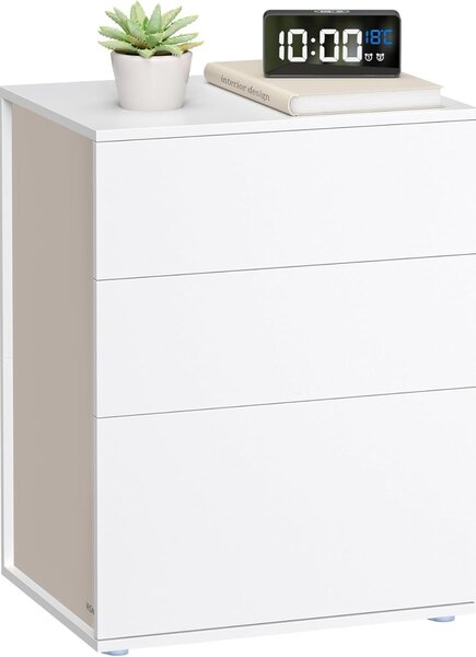 Нощно шкафче Vasagle Vasagle White 45x35x58,7 cm