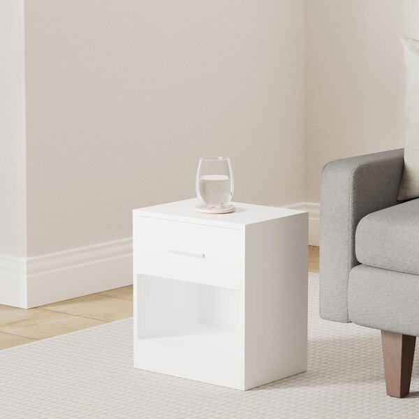Комплект от 2 нощни шкафчета Vasagle White 45x35x58,3 cm