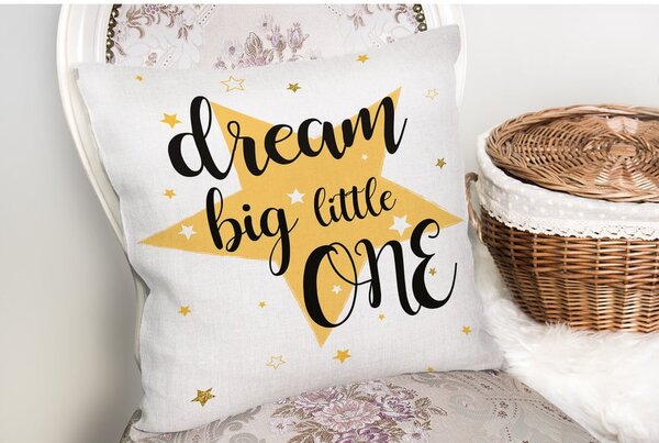 Бебешка калъфка за възглавница 43x43 cm Dream Big – Mila Home